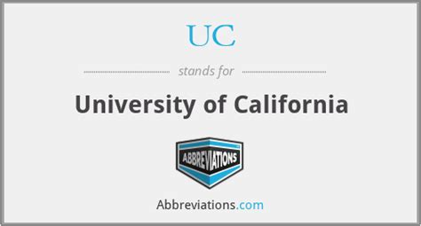 what does uc stand for.